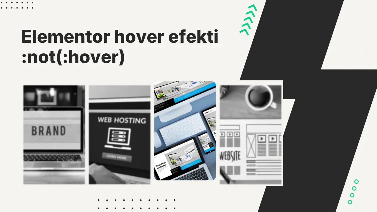 Elementor hover efekti - Generate Web