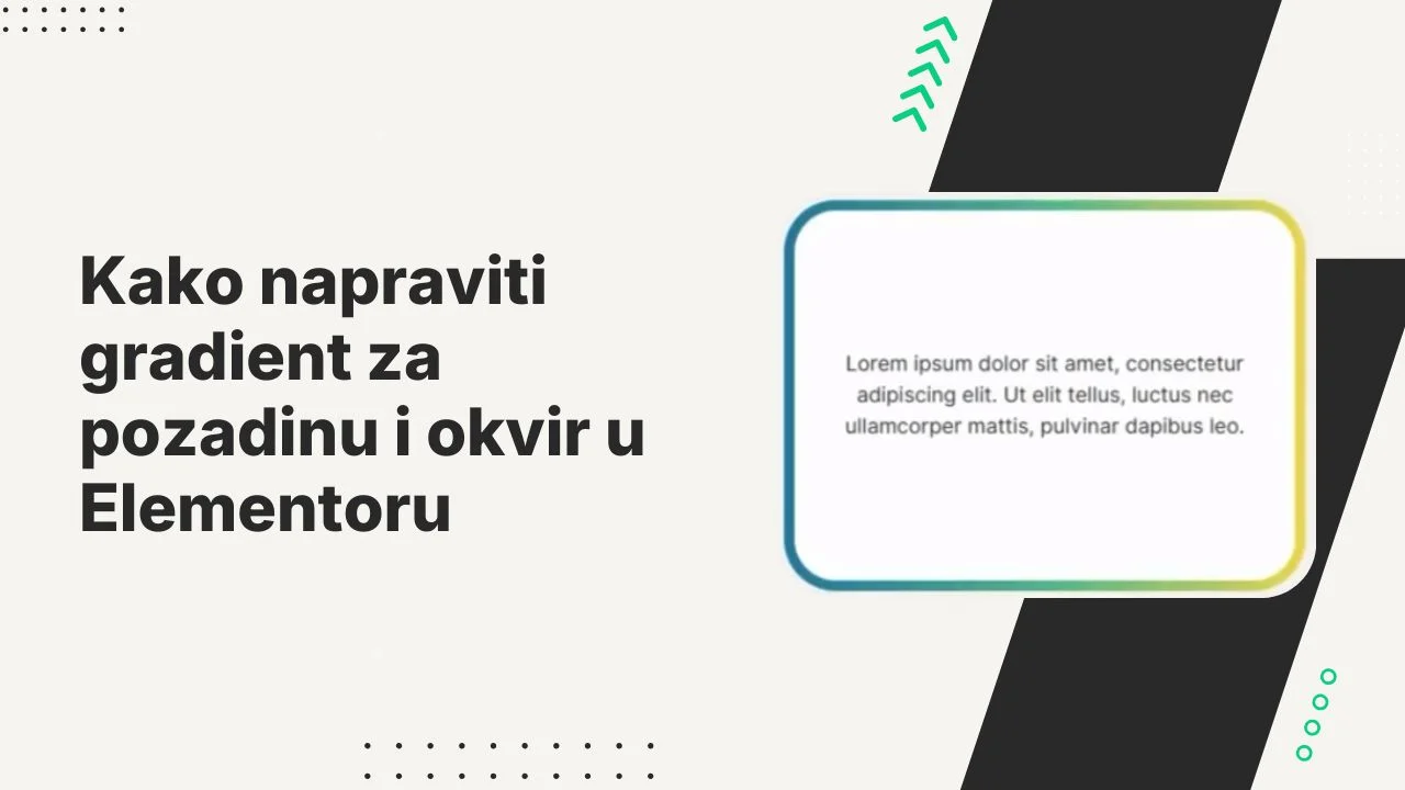 Gradient za Pozadinu i Okvir - Generate Web