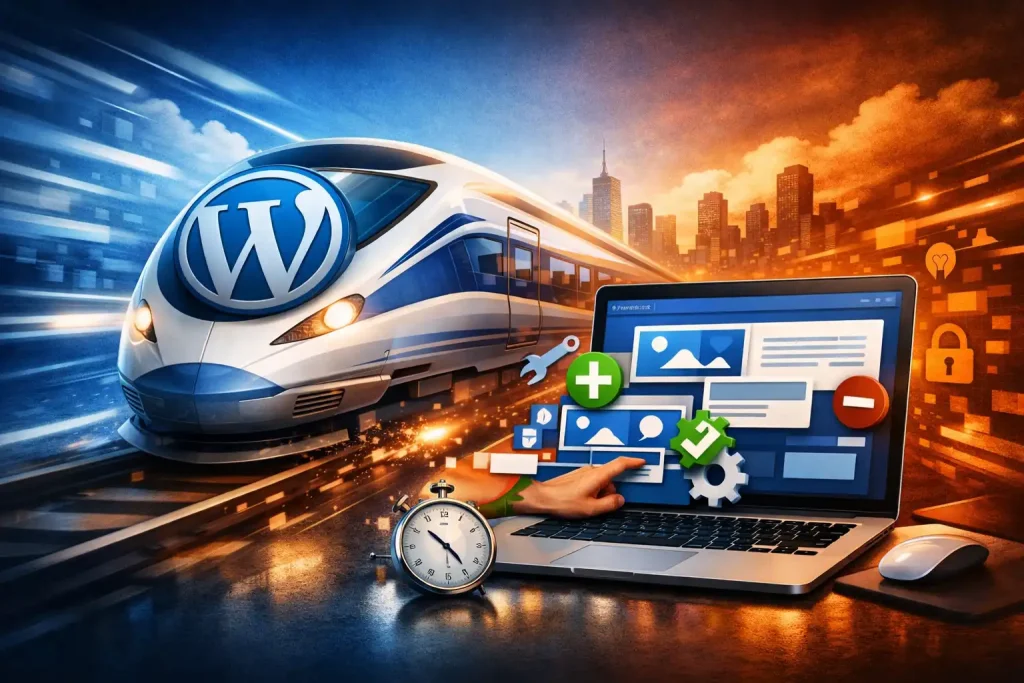WordPress brzina razvoja web projekta - WordPress CMS ili custom CMS