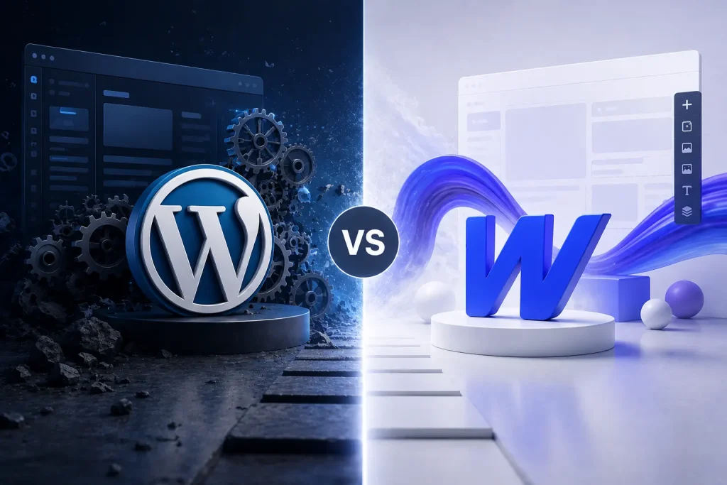 Izrada sajta za biznis - WordPress ili Webflow