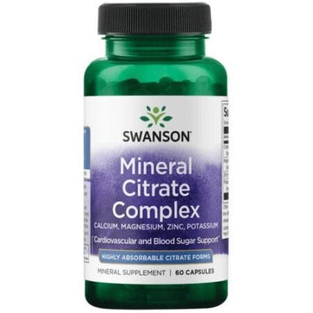 Swanson Mineral Citrate Complex 60 kapsula