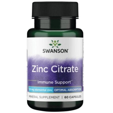Swanson Zinc Citrate 50 mg – cink u citratnom obliku za imunitet i testosteron
